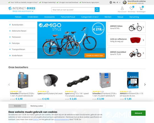 Haalbaarheid Heel ontwerper Fietsen.nl - Zoekt u een fietsenwinkel online? - Fietsen.nl